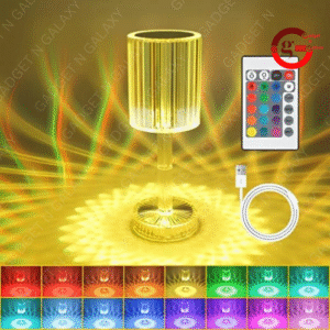 16 Colors Rose Diamond Table Lamp Light With Remote