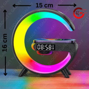 G63 Atmosphere RGB Light Bluetooth Speaker With Wireless Charging (Black)