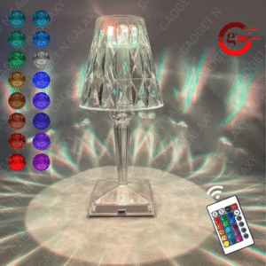 16 Colors Rechargeable Diamond Touch and Remote Night Lamp
